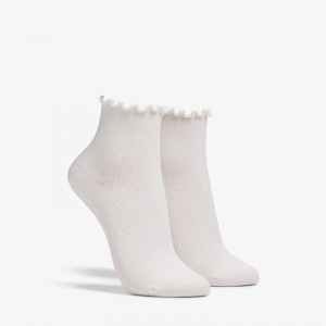 Clarks 2 Pack Rosewelt Crew Sock Bianche | CLKS-84636