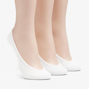 Clarks 3 pack Solid Liner Sock Bianche | CLKS-84634