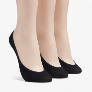 Clarks 3 pack Solid Liner Sock Nere | CLKS-84176