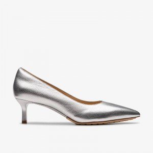 Clarks Adela Court Argento | CLKS-85229