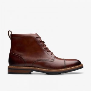 Clarks Aldwin Cap Marroni | CLKS-84376