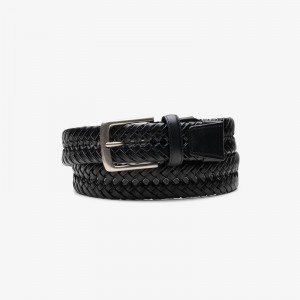Clarks Braided Belt Nere | CLKS-84196