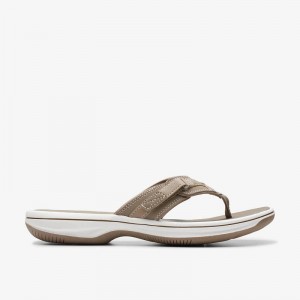 Clarks Breeze Sea Grigie Marroni | CLKS-84897