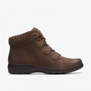 Clarks Carleigh Jade Grigie Marroni | CLKS-85593