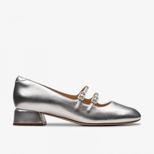 Clarks Daiss 30 Shine Argento | CLKS-84991