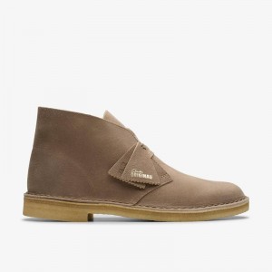 Clarks Desert Boot Grigie Marroni | CLKS-84604