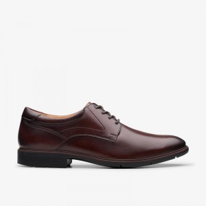 Clarks Eldredge Plain Marroni Scuro | CLKS-84384