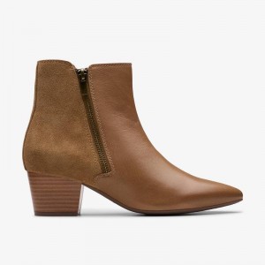 Clarks Ellanie Vibe Grigie Marroni | CLKS-85464