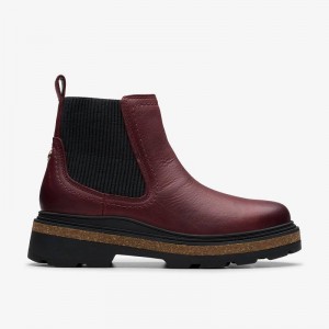 Clarks Hencroft Step Waterproof Bordeaux | CLKS-85513