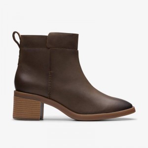 Clarks Lileigh Charm Marroni Chiaro | CLKS-85587
