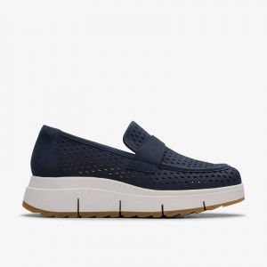 Clarks Loriini Edge Blu Marino | CLKS-85419