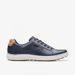 Clarks Mapstone Lace Blu Marino | CLKS-84224