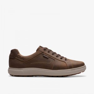 Clarks Mapstone Lace Marroni | CLKS-84246
