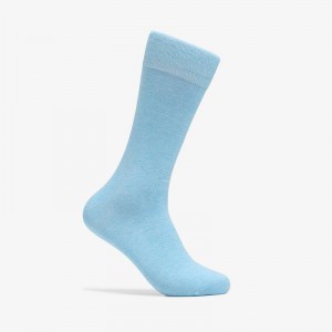 Clarks Marled Crew Sock Blu | CLKS-84183