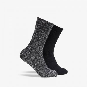 Clarks Marled Crew Sock Nere | CLKS-84171