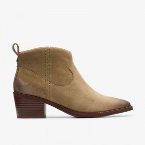 Clarks Morzine Sky Marroni Scuro | CLKS-85561