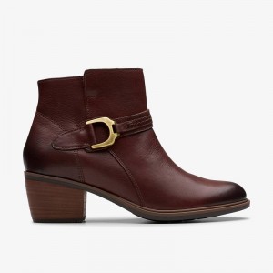 Clarks Neva Buckle Marroni | CLKS-85448