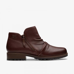 Clarks Nissini Top Waterproof Marroni | CLKS-85453