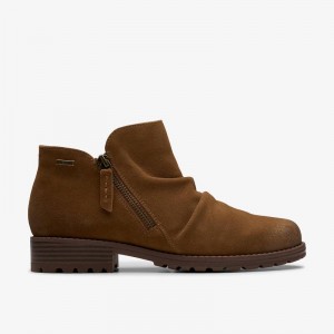 Clarks Nissini Top Waterproof Marroni | CLKS-85452