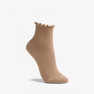 Clarks Rosewelt Crew Sock Khaki | CLKS-84666