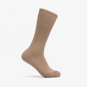 Clarks Solid Crew Sock Grigie Marroni | CLKS-84177