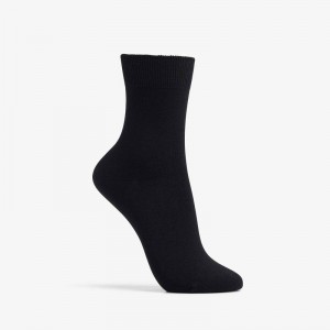 Clarks Solid Dress Crew Sock Nere | CLKS-84656