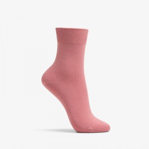 Clarks Solid Dress Crew Sock Rosa | CLKS-84632