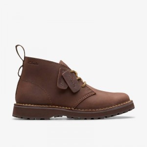 Clarks Solsbury Desert Boot Marroni Scuro | CLKS-84563