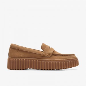 Clarks Torhill Penny Marroni Chiaro | CLKS-84809