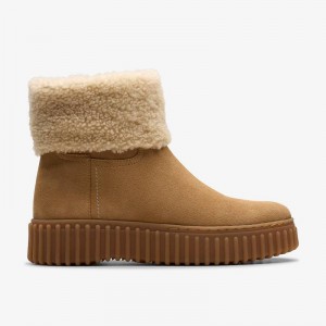Clarks Torhill Turn Marroni Chiaro | CLKS-85493