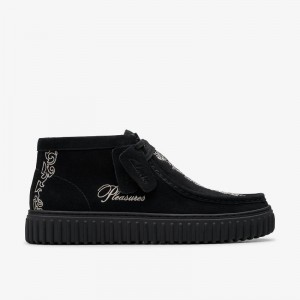 Clarks Torhill X Pleasures Woven Nere | CLKS-84602