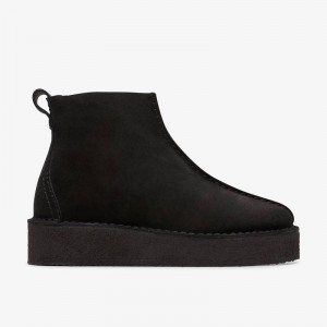 Clarks Trek Wedge Boot Nere | CLKS-85613