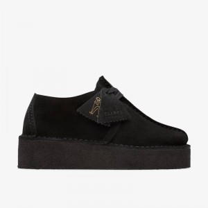 Clarks Trek Wedge Nere | CLKS-84679