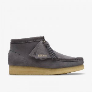 Clarks Wallabee Boot Grigie Blu | CLKS-85553