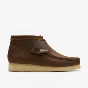 Clarks Wallabee Boot Marroni | CLKS-84561