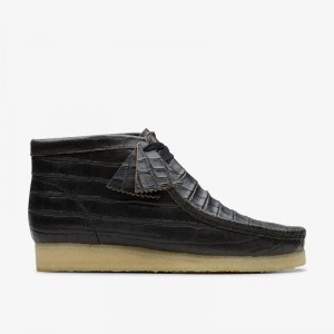 Clarks Wallabee Boot Nere | CLKS-84605