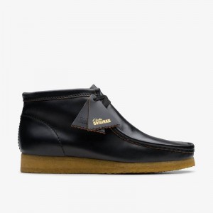 Clarks Wallabee Boot Nere | CLKS-84606