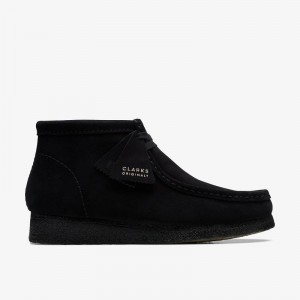 Clarks Wallabee Boot Nere | CLKS-84614