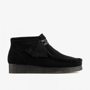 Clarks Wallabee Boot Nere | CLKS-85551