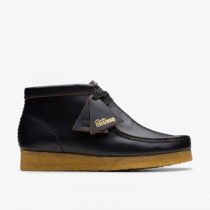 Clarks Wallabee Boot Nere | CLKS-85552