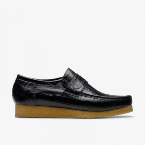 Clarks Wallabee Loafer Nere | CLKS-84506
