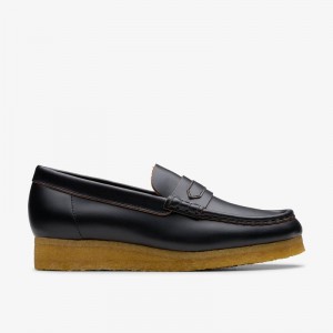 Clarks Wallabee Loafer Nere | CLKS-85403